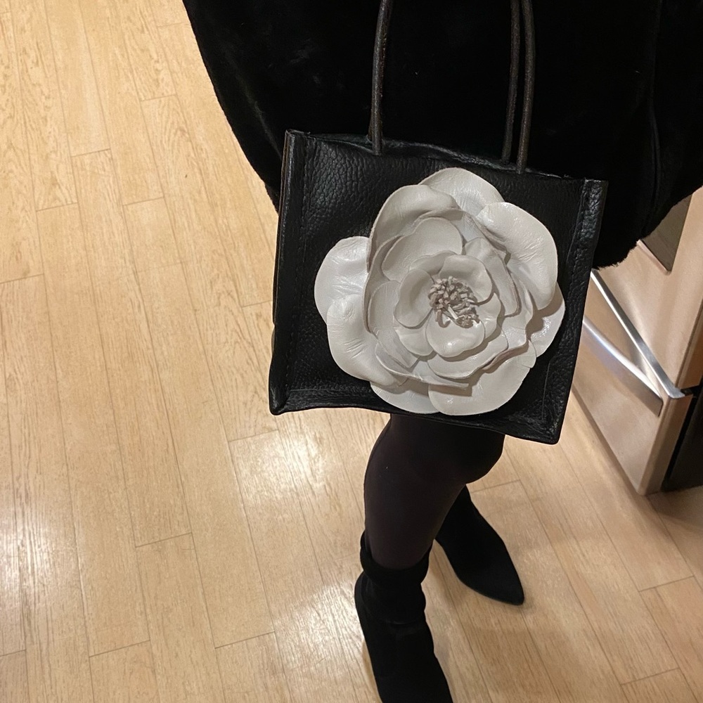 Black Italian made bag